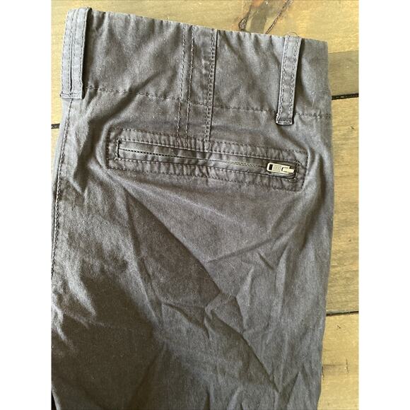 Theory‎ Womens 0 Charcoal Gray Straight Leg Chino Capri Pants - Picture 6 of 6